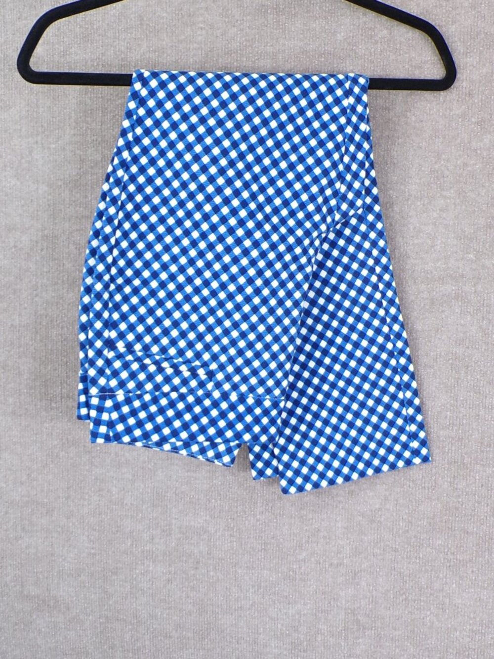 Chico's Size 000 US Size 0 Check Ankle Pants Blue White Black Plaid ; EUC